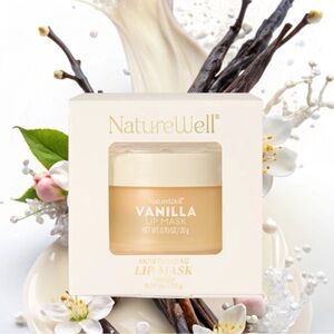 NatureWell Vanilla Moisturizing Lip Mask Full Size NIB / NWT